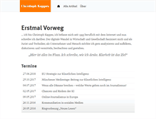 Tablet Screenshot of christophkappes.de